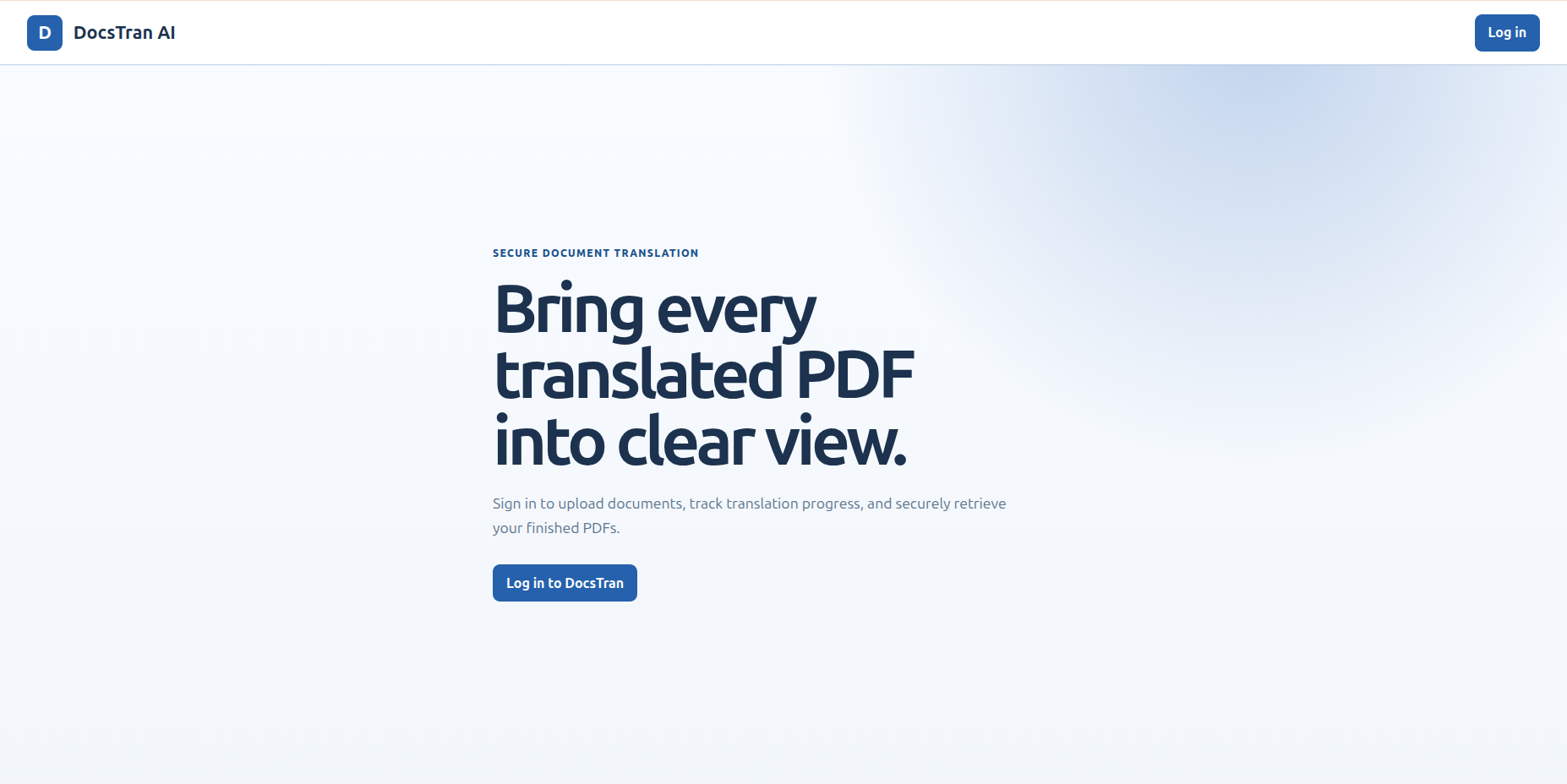 DocsTran project preview